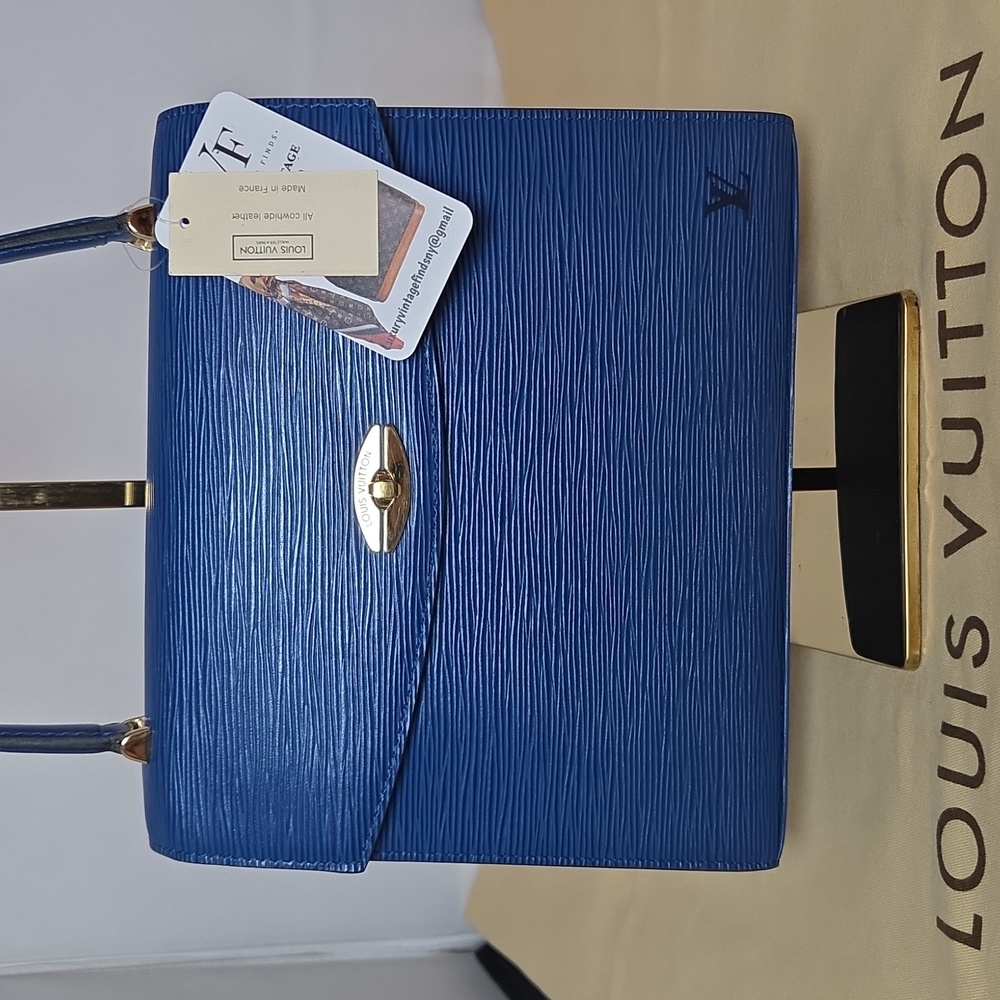 LOUIS VUITTON VINTAGE 1992 ULTRA RARE EPI LEATHER MALESHERBES BAG EXCELLENT COND